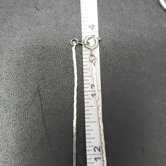 Silver tone dragonfly pendant necklace - Picture 10 of 10